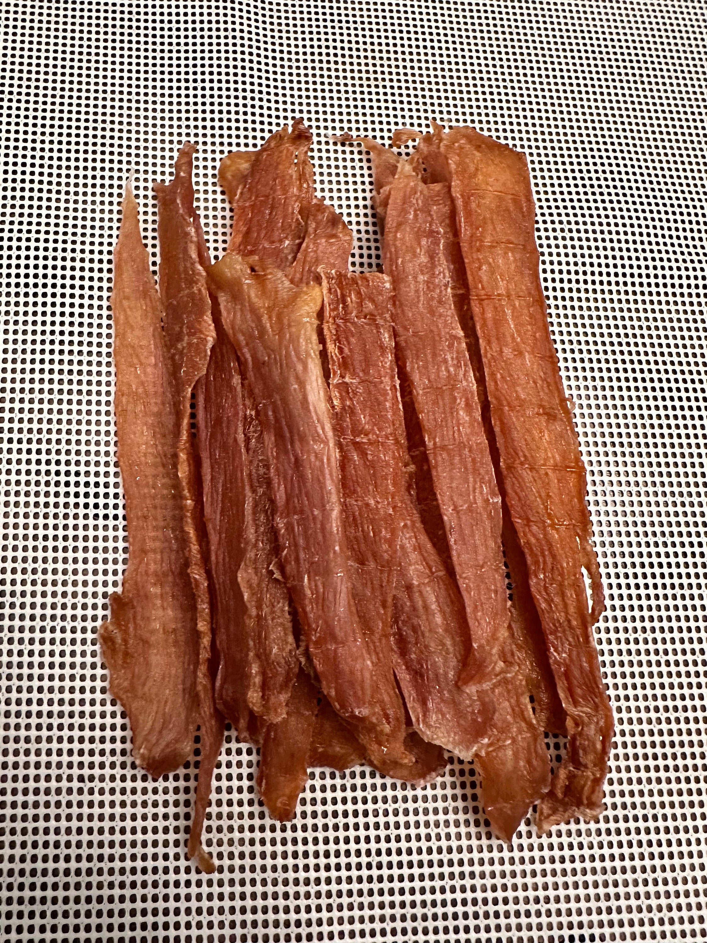 Dehydrated Pork Loin Jerky Dog Treats & Chews - Single Ingredient, All-Natural, Lean High Protein, Grain-Free, Made to Order, Dental Health