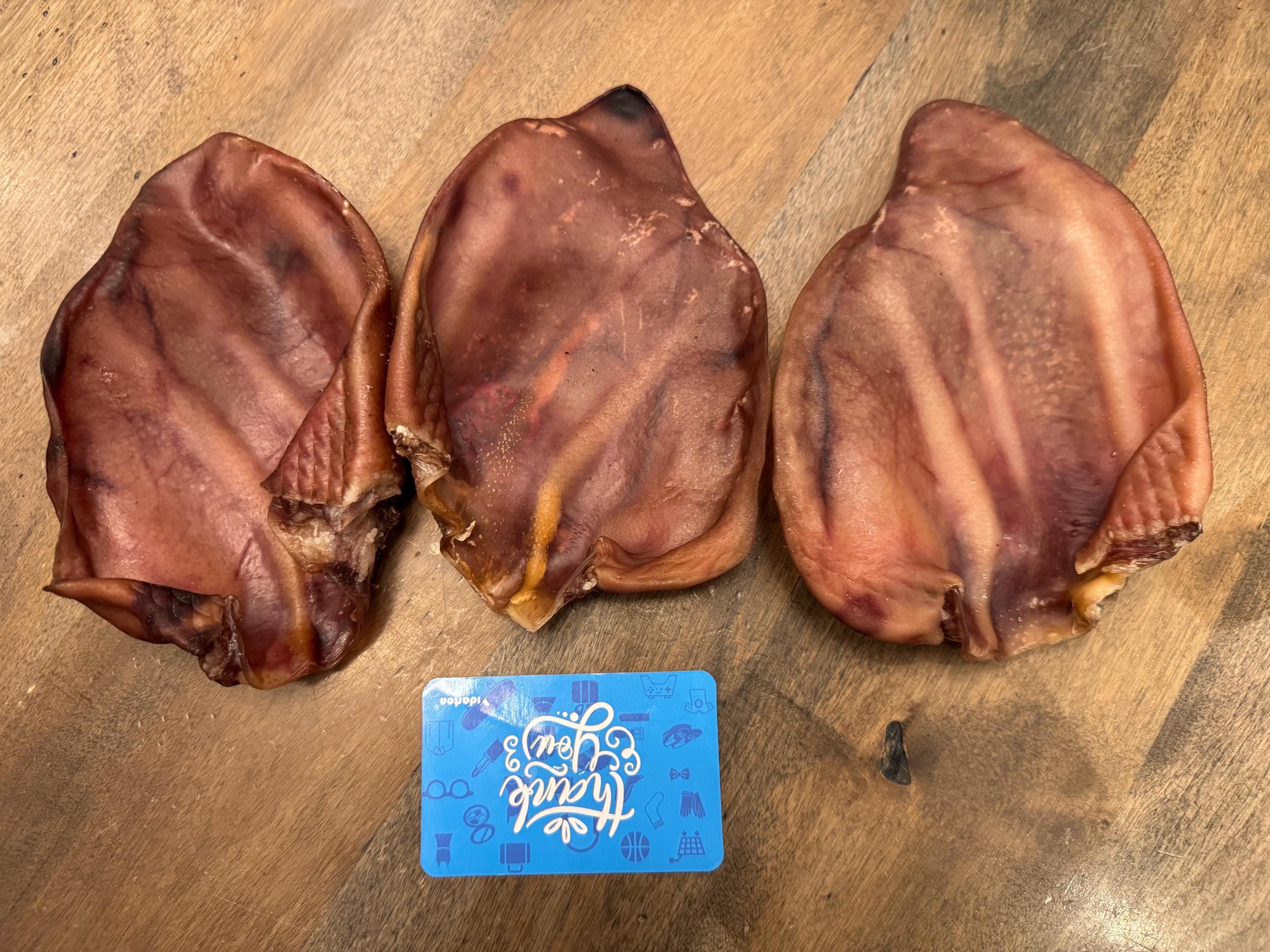Dehydrated Pig Ear Dog Chews: All-Natural, Single Ingredient Dental Treats