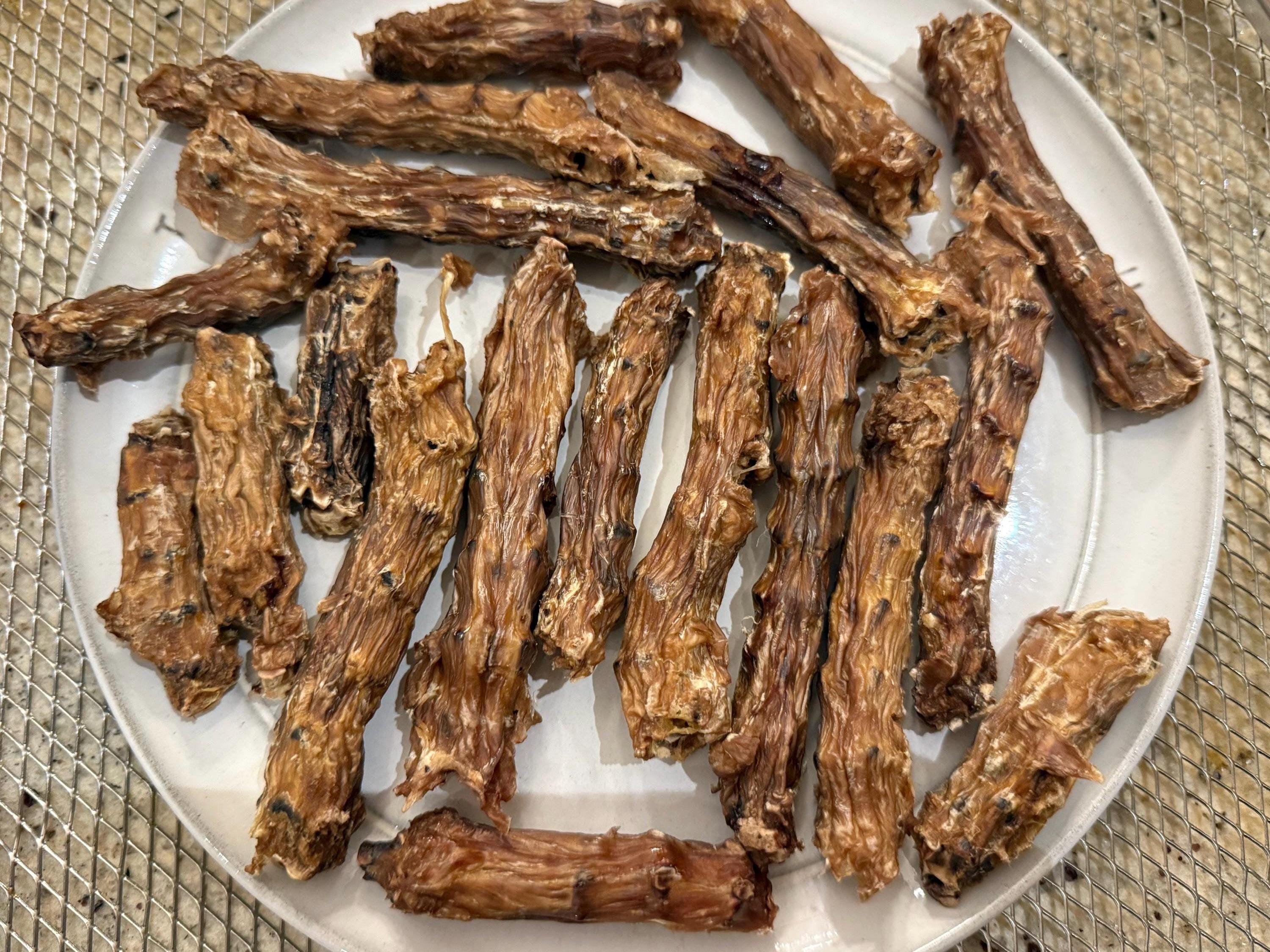 Dehydrated Chicken Neck Dog Treats & Chews - Single Ingredient, All-Natural, Dental Health